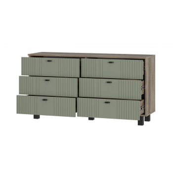 Комод Олива КМ-04 эквалипт софт (БТС) в Камышлове - kamyshlov.mebel-e96.ru