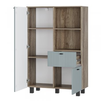 Шкаф 900 мм Олива ШК-16 шарли бриз (БТС) в Камышлове - kamyshlov.mebel-e96.ru