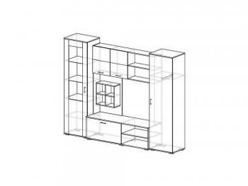 Стенка Оскар ясень шимо (Эра) в Камышлове - kamyshlov.mebel-e96.ru