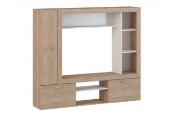 Стенка OSKAR3 дуб сонома (Генезис) в Камышлове - kamyshlov.mebel-e96.ru