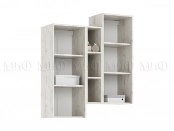 Стенка Оскар крафт белый/графит (Миф) в Камышлове - kamyshlov.mebel-e96.ru