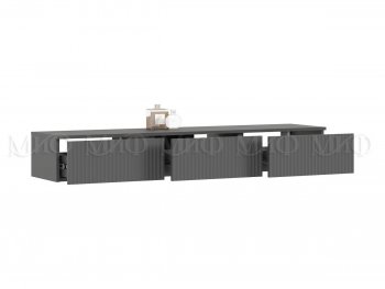 Стенка Оскар комп.2 графит (Миф) в Камышлове - kamyshlov.mebel-e96.ru