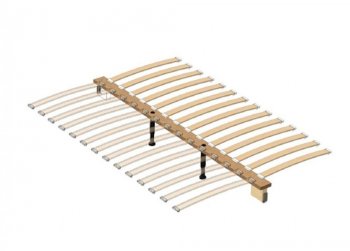Кровать из массива Эби Орех (БМ) в Камышлове - kamyshlov.mebel-e96.ru