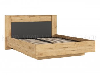 Кровать парящая Остин крафт/графит (Миф) в Камышлове - kamyshlov.mebel-e96.ru