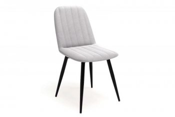 Стул Остин полоса, велюр Ultra Dove (светло-серый), (4шт) (Вудман) в Камышлове - kamyshlov.mebel-e96.ru