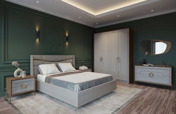 Спальный гарнитур Палермо модульный (СБК) в Камышлове - kamyshlov.mebel-e96.ru