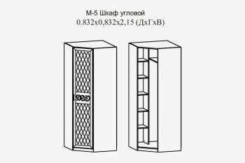 Шкаф угловой Париж мод.5 (Террикон) в Камышлове - kamyshlov.mebel-e96.ru