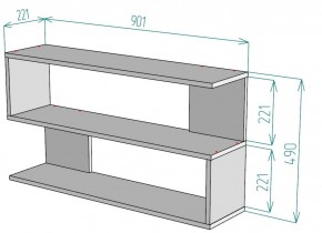 Полка S30 (Белый) в Камышлове - kamyshlov.mebel-e96.ru