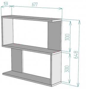 Полка S31 (Графит) в Камышлове - kamyshlov.mebel-e96.ru