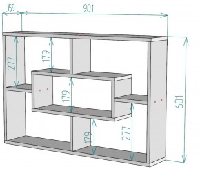 Полка S40 (Белый) в Камышлове - kamyshlov.mebel-e96.ru