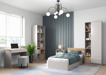 Набор детской мебели Прайм модульный (Олмеко) в Камышлове - kamyshlov.mebel-e96.ru