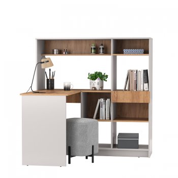 Стол письменный 89.11 Прайм угловой левый (Олмеко) в Камышлове - kamyshlov.mebel-e96.ru