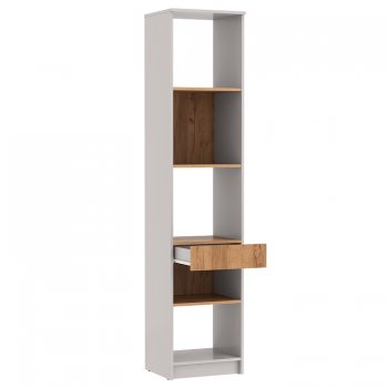Стеллаж 89.21 Прайм (высокий с ящиком) (Олмеко) в Камышлове - kamyshlov.mebel-e96.ru