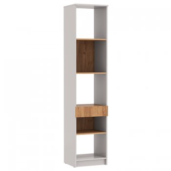 Стеллаж 89.21 Прайм (высокий с ящиком) (Олмеко) в Камышлове - kamyshlov.mebel-e96.ru