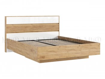 Кровать парящая Роджина крафт/белый (Миф) в Камышлове - kamyshlov.mebel-e96.ru