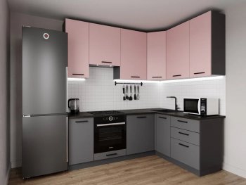 Угловой кухонный гарнитур Роза 2200*1600 мм Sanvut в Камышлове - kamyshlov.mebel-e96.ru