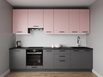 Кухонный гарнитур высокий Роза 3000 мм (Санвут) в Камышлове - kamyshlov.mebel-e96.ru