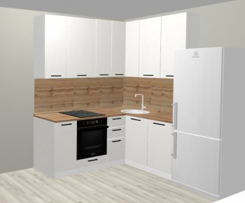 Кухонный гарнитур угловой 2000*1400 мм (Санвут) в Камышлове - kamyshlov.mebel-e96.ru