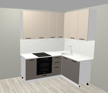 Кухонный гарнитур угловой 2000*1400 мм (Санвут) в Камышлове - kamyshlov.mebel-e96.ru