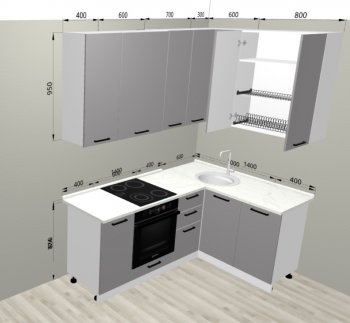 Кухонный гарнитур угловой 2000*1400 мм (Санвут) в Камышлове - kamyshlov.mebel-e96.ru