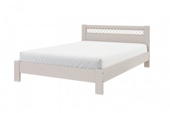Кровать из массива Шейла льняной (БМ) в Камышлове - kamyshlov.mebel-e96.ru