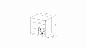 Шкаф комбинированный В-3 ШиК-7 (Уголок Школьника 2) в Камышлове - kamyshlov.mebel-e96.ru