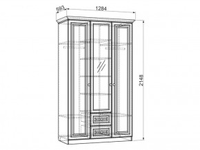 Шкаф 1300 мм 3-х створчатый Белла (Мебельсон) в Камышлове - kamyshlov.mebel-e96.ru