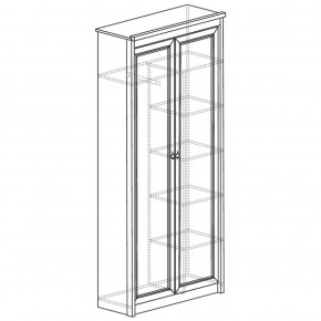 Шкаф для одежды 2-дверный Флоренция 640 (Яна) в Камышлове - kamyshlov.mebel-e96.ru