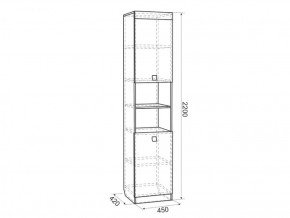 Шкаф комбинированный Энерджи (450) в Камышлове - kamyshlov.mebel-e96.ru