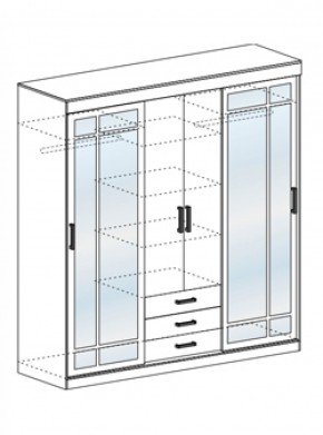 Шкаф-купе Лидер 2К 1700 мм (СтендМ) в Камышлове - kamyshlov.mebel-e96.ru