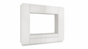 Стенка Лаванда - 2 Белый/белый глянец в Камышлове - kamyshlov.mebel-e96.ru