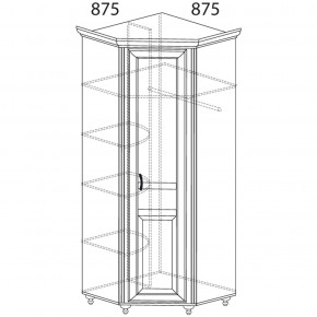 Шкаф угловой Ралли 862 (Яна) в Камышлове - kamyshlov.mebel-e96.ru