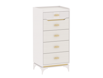 Комод высокий Сиде Белый (СБК) в Камышлове - kamyshlov.mebel-e96.ru