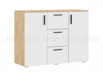 Комод Сильвия, крафт/белый (Миф) в Камышлове - kamyshlov.mebel-e96.ru