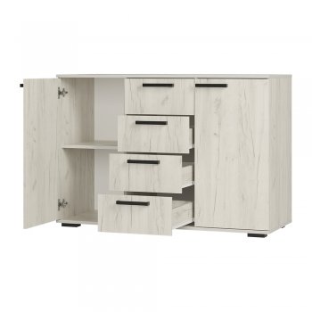 Комод Стандарт №2 NEW крафт белый  (БТС) в Камышлове - kamyshlov.mebel-e96.ru