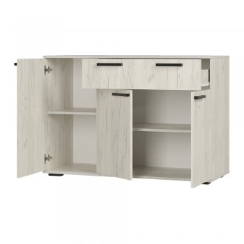 Комод Стандарт 4 NEW крафт белый (БТС) в Камышлове - kamyshlov.mebel-e96.ru