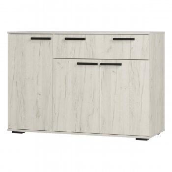 Комод Стандарт 4 NEW крафт белый (БТС) в Камышлове - kamyshlov.mebel-e96.ru