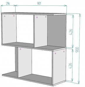 Стеллаж S35 (Белый) в Камышлове - kamyshlov.mebel-e96.ru