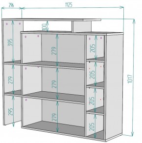 Стеллаж S36 (Белый) в Камышлове - kamyshlov.mebel-e96.ru