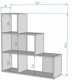 Стеллаж S66 (ДВ) в Камышлове - kamyshlov.mebel-e96.ru