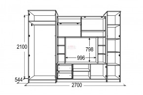 Стенка Александра 10 в Камышлове - kamyshlov.mebel-e96.ru