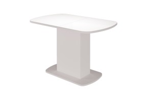 Стол обеденный Соренто 2 раздвижной (Белый) в Камышлове - kamyshlov.mebel-e96.ru