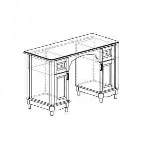 Стол письменный Прованс 410 (Яна) в Камышлове - kamyshlov.mebel-e96.ru