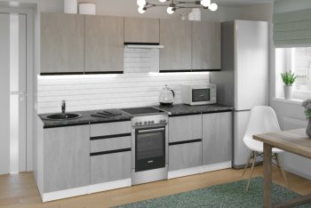 Кухонный гарнитур Сюита мега 2500 мм (Герда) в Камышлове - kamyshlov.mebel-e96.ru