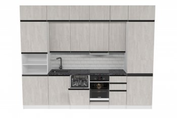 Кухонный гарнитур Сюита люкс 3000 мм (Герда) в Камышлове - kamyshlov.mebel-e96.ru