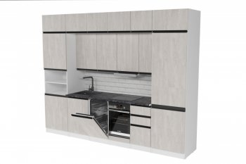 Кухонный гарнитур Сюита люкс 3000 мм (Герда) в Камышлове - kamyshlov.mebel-e96.ru