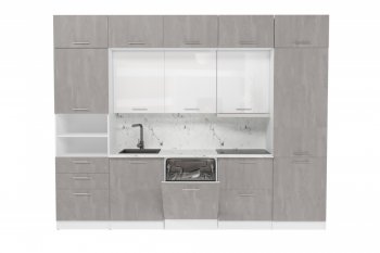 Кухонный гарнитур Терция экстра 5 3000 мм (Герда) в Камышлове - kamyshlov.mebel-e96.ru