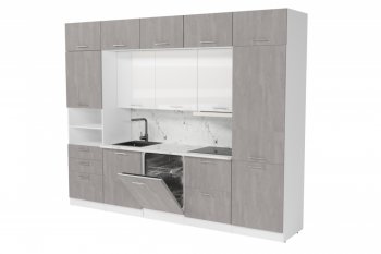 Кухонный гарнитур Терция экстра 5 3000 мм (Герда) в Камышлове - kamyshlov.mebel-e96.ru
