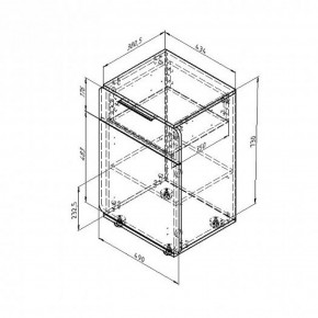 Тумба Дельта Лофт-24.01 Дуб Ирладндский в Камышлове - kamyshlov.mebel-e96.ru