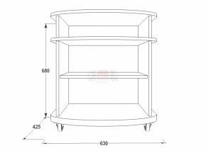 Тумба для теле-радио аппаратуры Фант 1 в Камышлове - kamyshlov.mebel-e96.ru